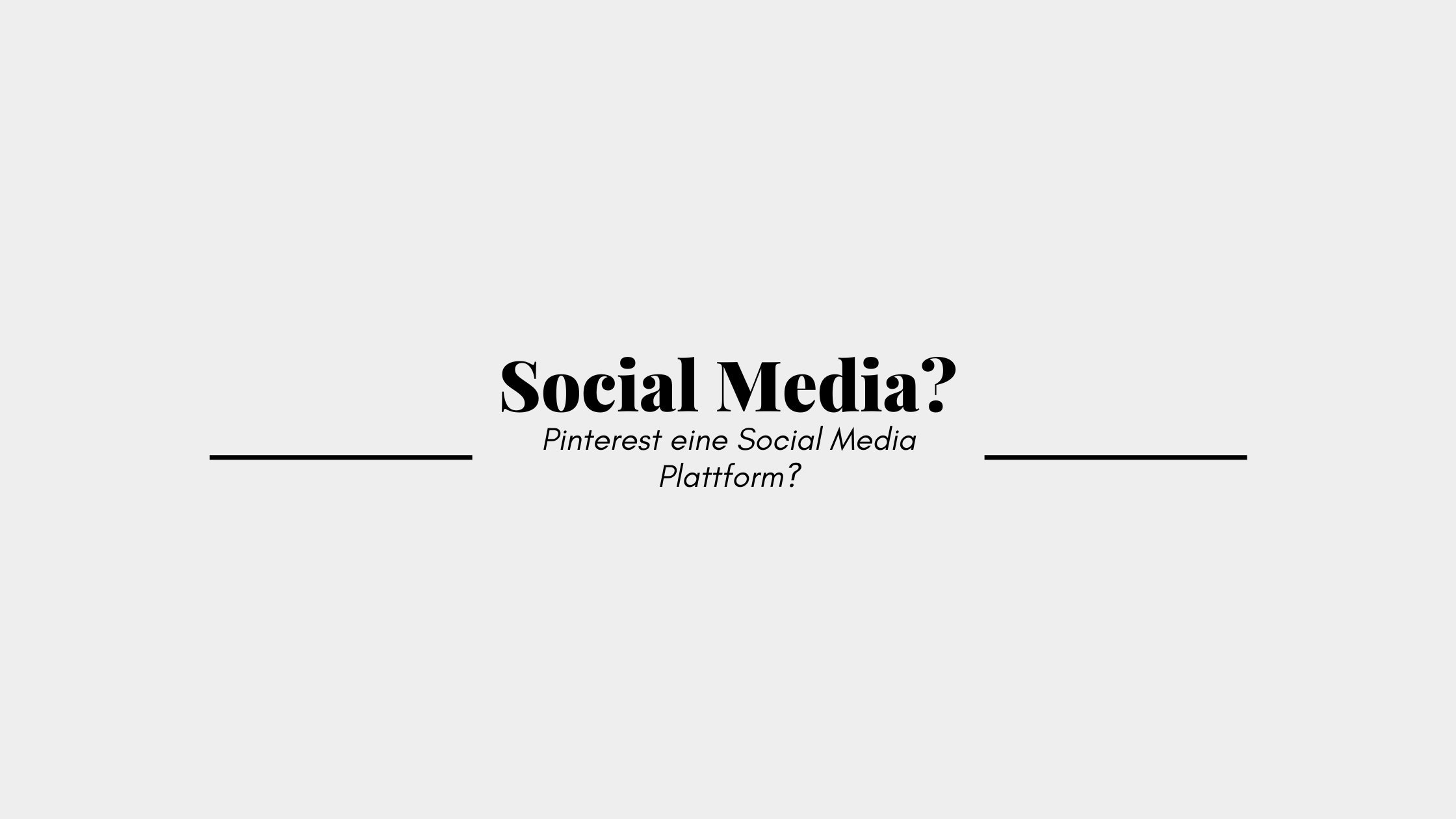 Social Media
