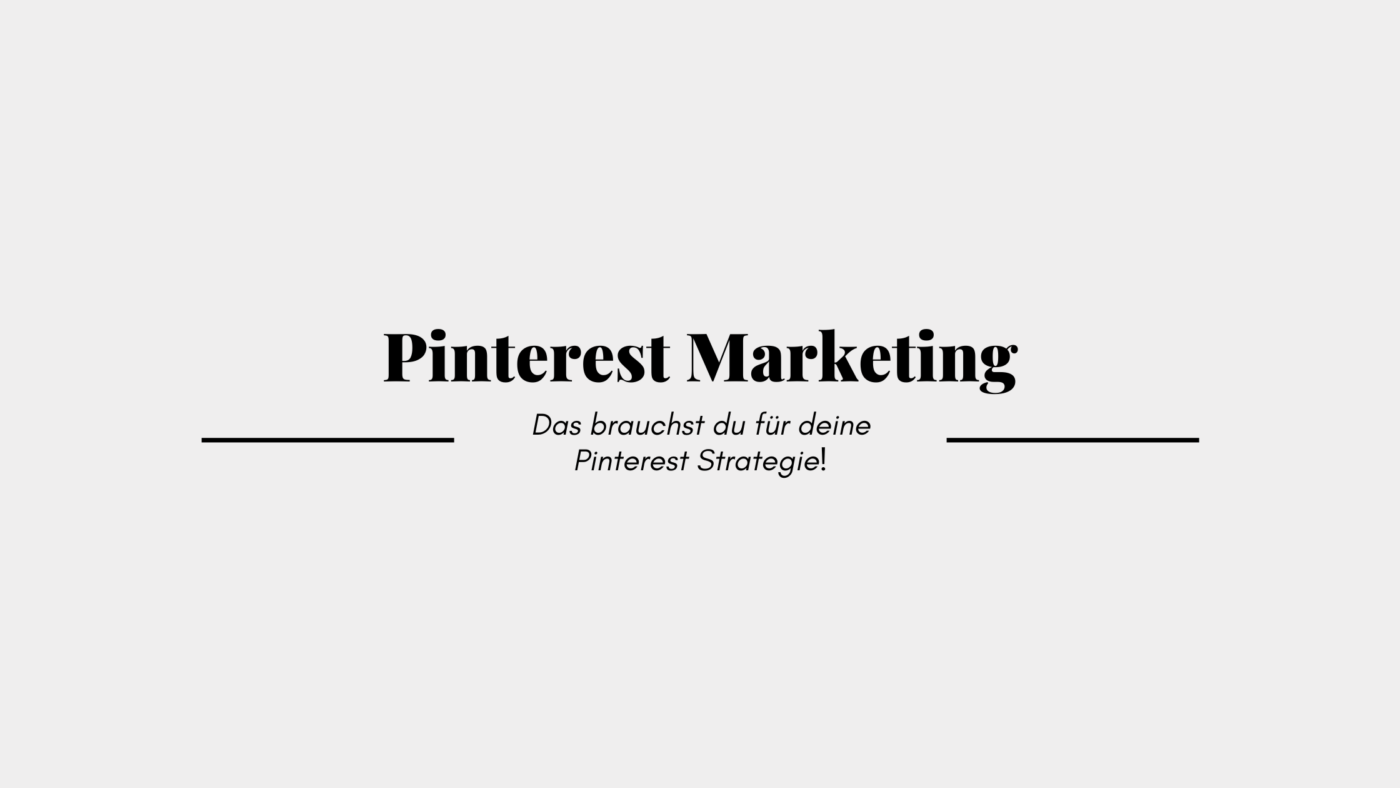 Pinterest Strategie