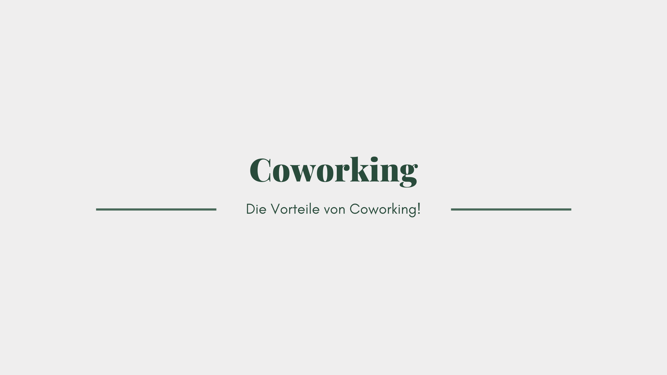 Coworking