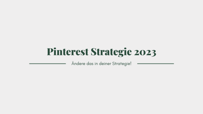 Pinterest Marketing Strategie