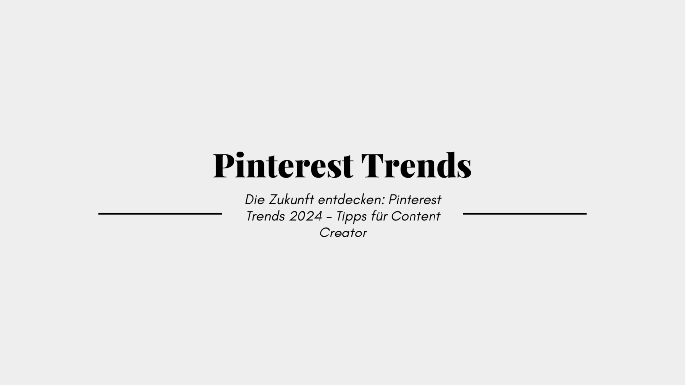 Pinterest Trends 2024
