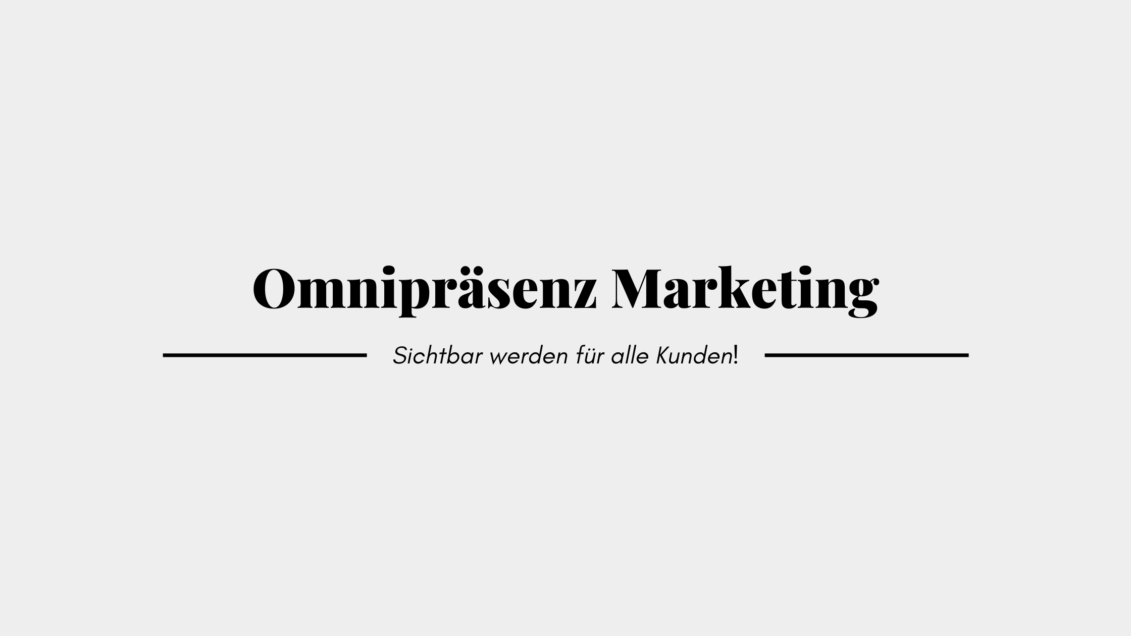 Omnipräsenz
